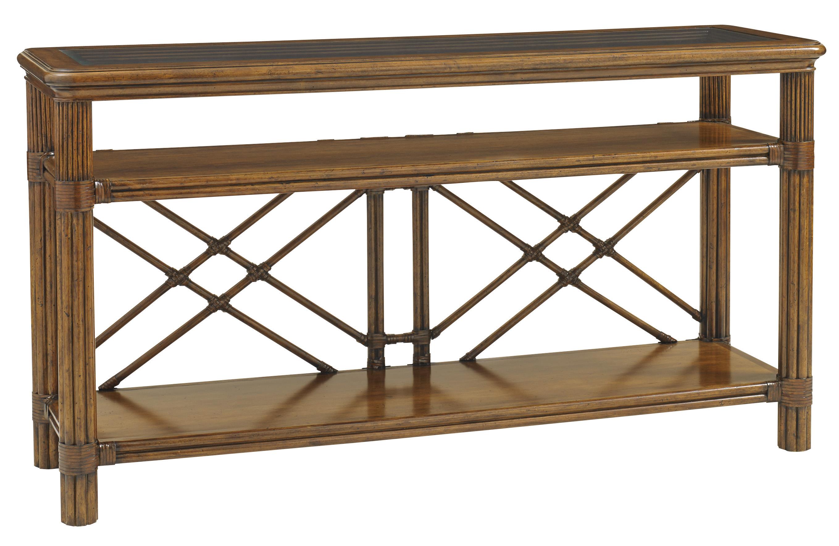 Tommy Bahama Home Bali Hai 593967 Islander Console with Rattan